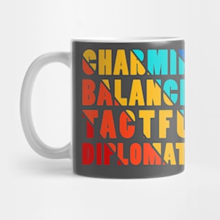 Zodiac LIBRA Cross Color Series Mug